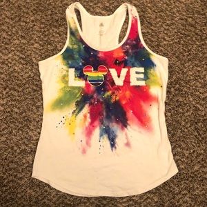 Disney LGBTQ Pride Tank Top w/ Swarovski Crystals